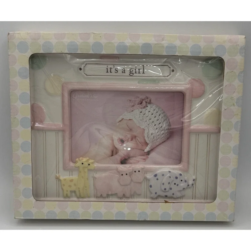 It's A Girl Baby Girl Picture Frame 4x6